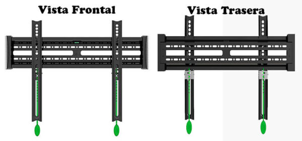 Soporte Fijo de TV de 32” a 75”