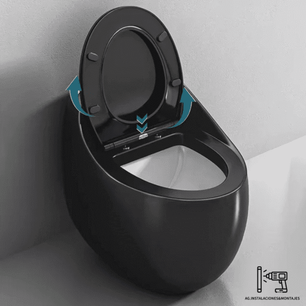 Sanitario AquaLuxury Alta Plus Marmol Carrara Negro1