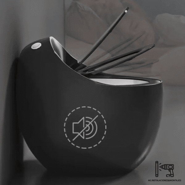 Sanitario Negro Mate AquaLuxury Alta Plus